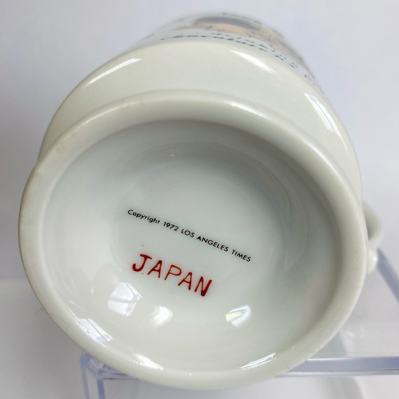 Vtg. "Love is..drinking Hot Chocolate" Footed Mug 1972 Los Angeles Times Cartoon - Picture 5 of 7